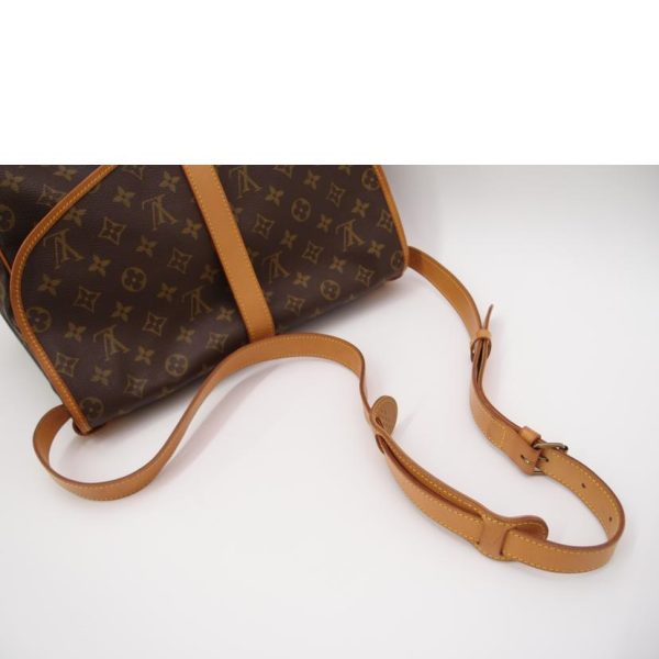 73028 4 Louis Vuitton Saumur Monogram Handbag Brown