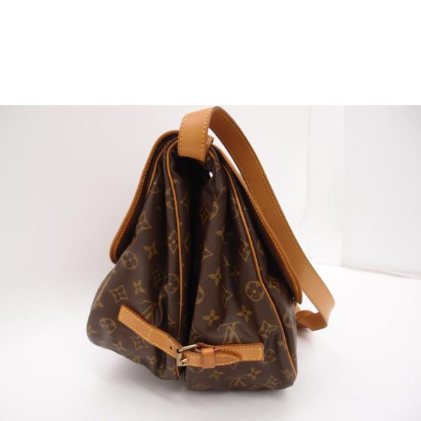 73028 7 Louis Vuitton Saumur Monogram Handbag Brown