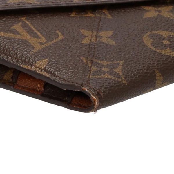 73032 3 Louis Vuitton Portefeuil Origamilon Monogram Wallet Brown