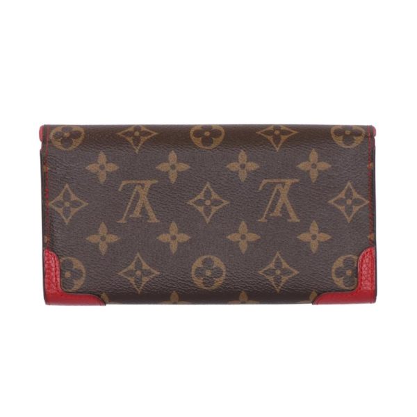 73056 2 Louis Vuitton Portefeuil Sala Monogram Retiro Wallet Brown