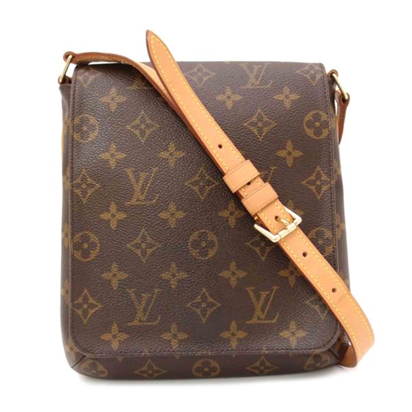 73059 1 Louis Vuitton Musette Salsa Short Shoulder Bag Brown