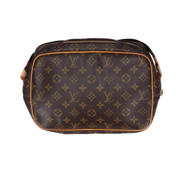 73080 2 Louis Vuitton Reporter PM Monogram Shoulder Bag Brown