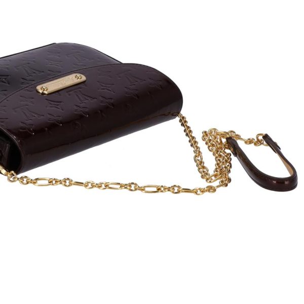 73110 5 Louis Vuitton Rodeo Drive Clutch Vernis Amaranto