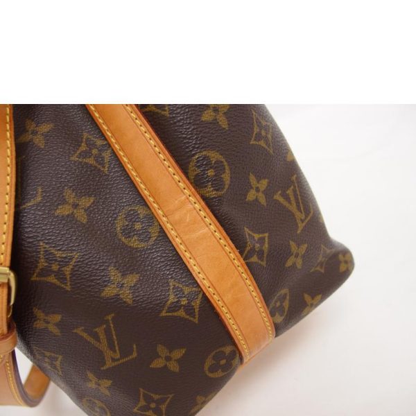 73110 7 Louis Vuitton Petit Noe Monogram Shoulder Bag Brown