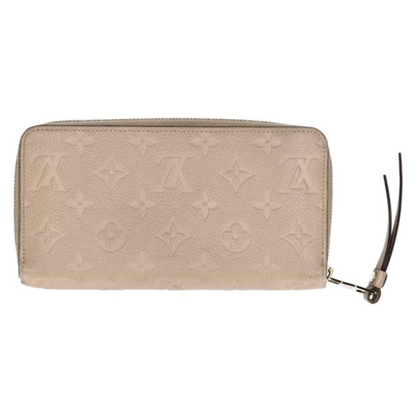 73134 2 Louis Vuitton Zippy Wallet Monogram Empreinte Beige