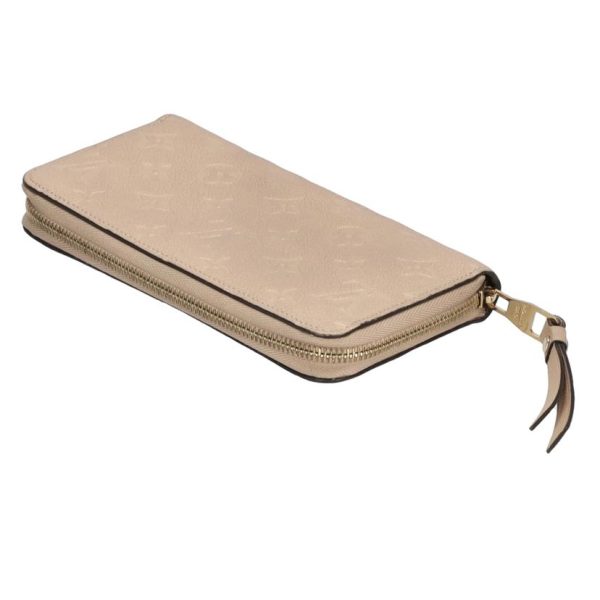 73134 3 Louis Vuitton Zippy Wallet Monogram Empreinte Beige