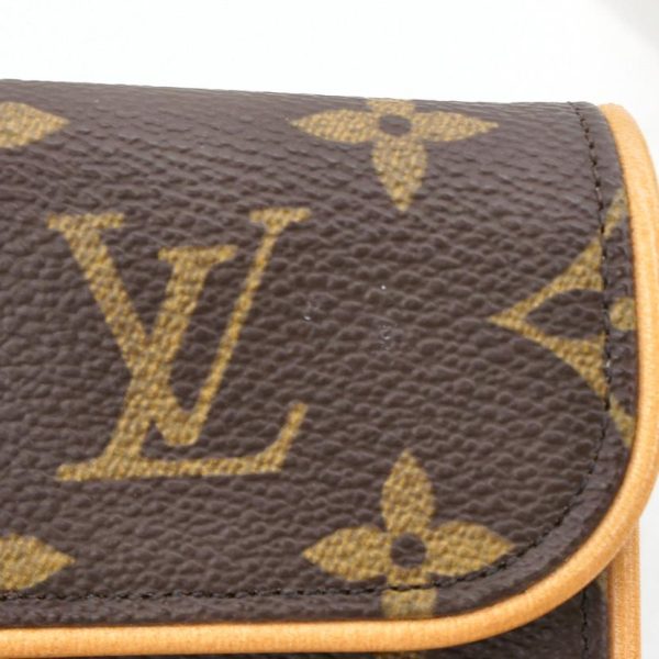 73134 6 Louis Vuitton Pochette Florentine Monogram Handbag Brown