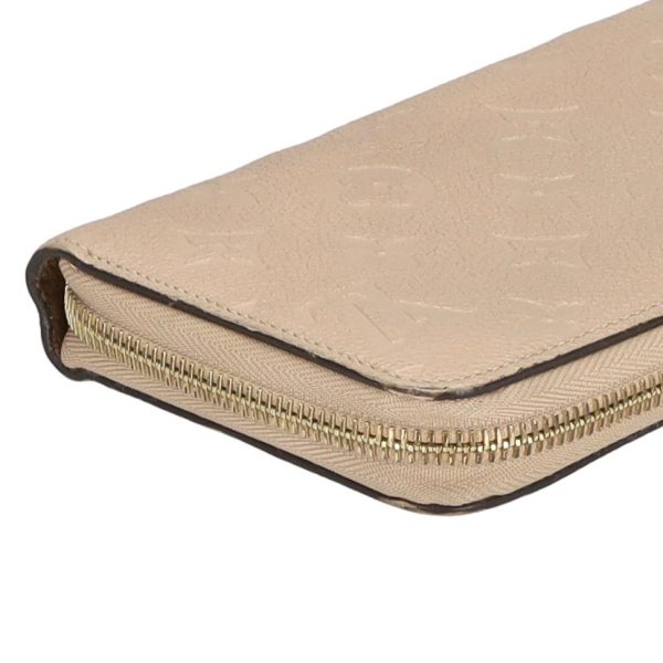 73134 6 Louis Vuitton Zippy Wallet Monogram Empreinte Beige