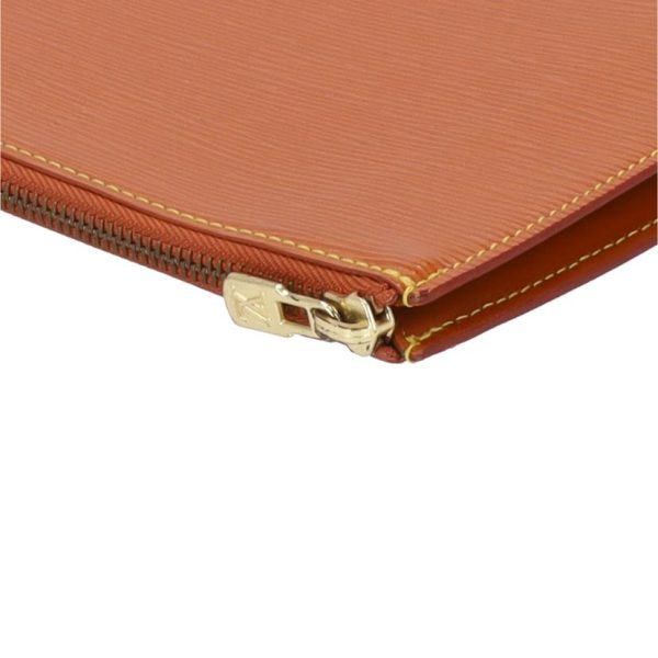 73172 3 Louis Vuitton Posh Document Epi Zipangu Gold Pouch