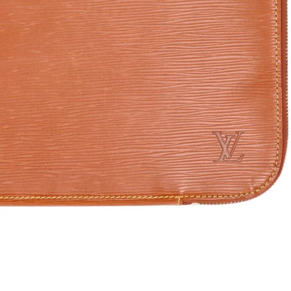 73172 5 Louis Vuitton Posh Document Epi Zipangu Gold Pouch