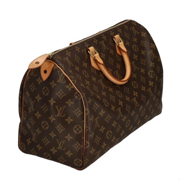 73179 6 Louis Vuitton Speedy Monogram Handbag Brown