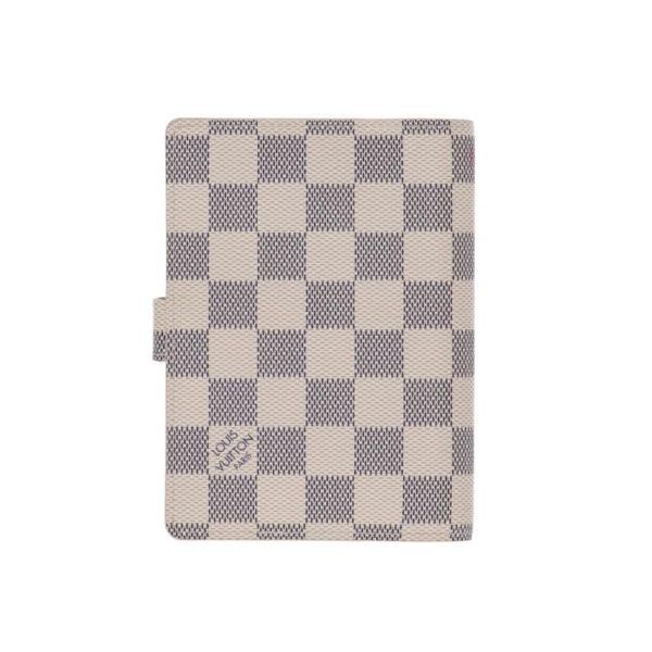 73233 2 Louis Vuitton Agenda PM Damier Azur White