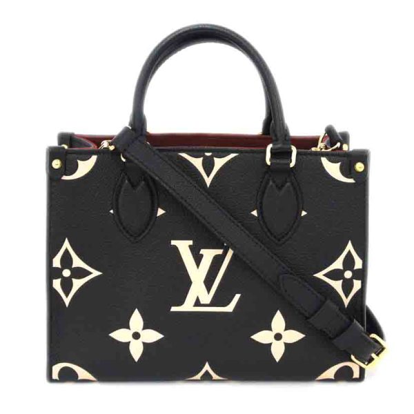 73282 1 Louis Vuitton On The Go Monogram Tote Bag Black