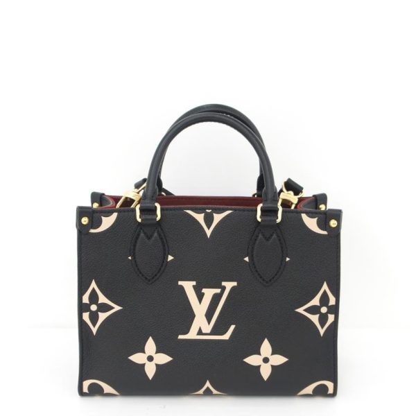 73282 2 Louis Vuitton On The Go Monogram Tote Bag Black