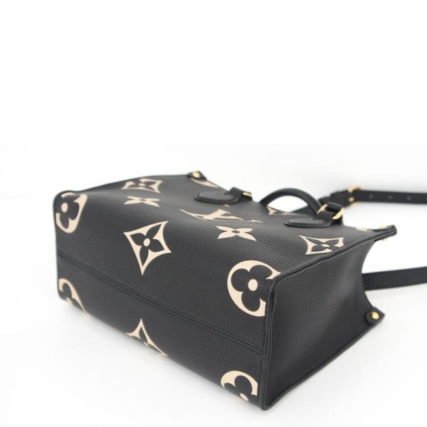 73282 3 Louis Vuitton On The Go Monogram Tote Bag Black