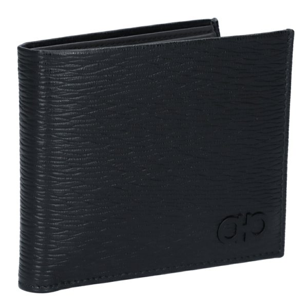 73289 1 FERRAGAMO fold wallet bi fold wallet BLACK NERO