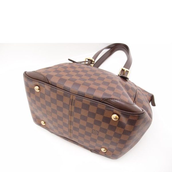 73315 3 Louis Vuitton Verona MM Damier Ebene Handbag Brown