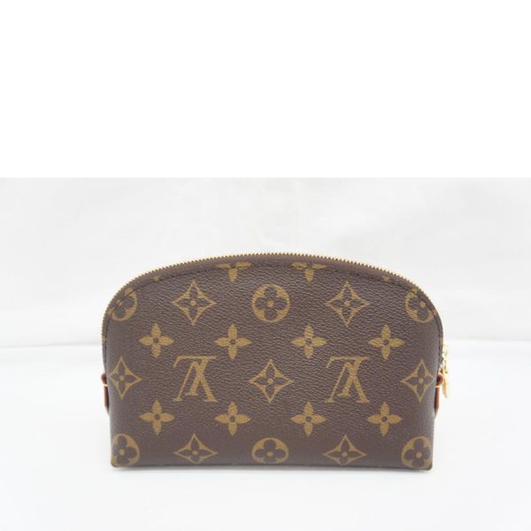 73317 2 Louis Vuitton Pochette Cosmetic Bag Monogram Brown