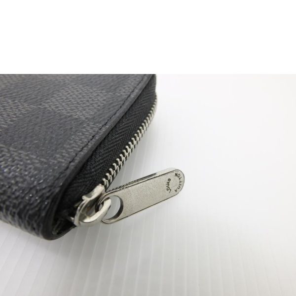 73325 5 Louis Vuitton Zippy Coin Purse Damier Graphite Gray