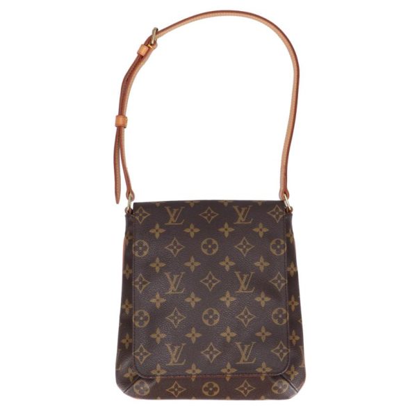 73332 1 Louis Vuitton Musette Salsa Short Shoulder Bag Brown