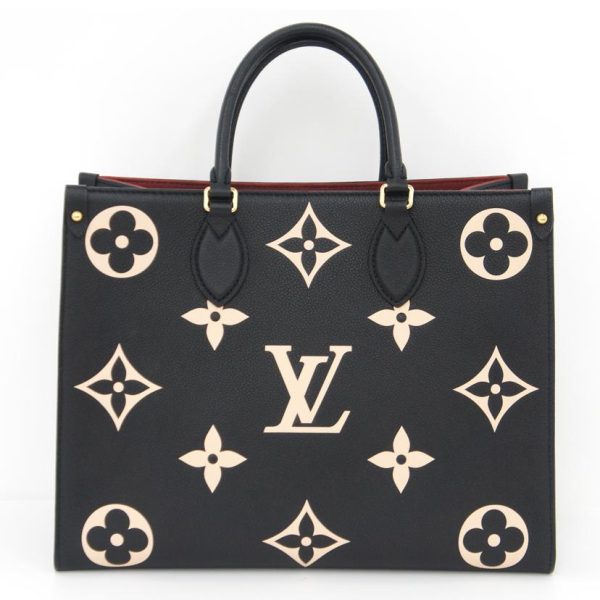 73374 2 Louis Vuitton On the Go MM Monogram Empreinte Bag