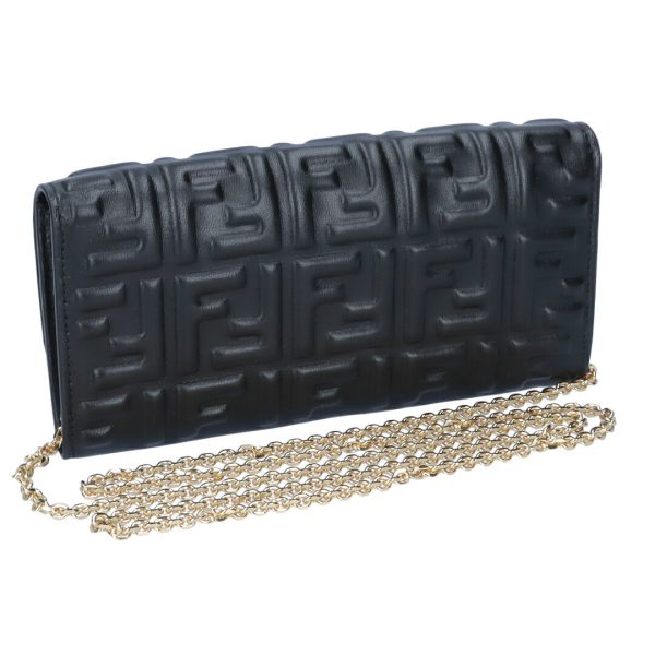 73393 2 FENDI Chain Wallet Long Wallet Continental