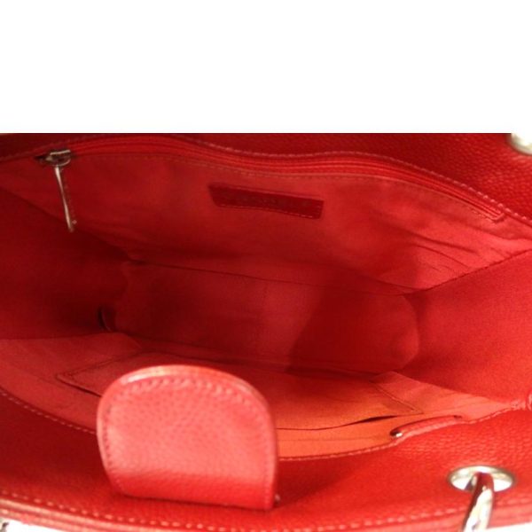 73394 6 Chanel Cocomark PST Tote Bag Caviar Red