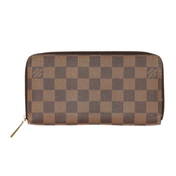 73400 1 Louis Vuitton Zippy Wallet Damier Bag Brown