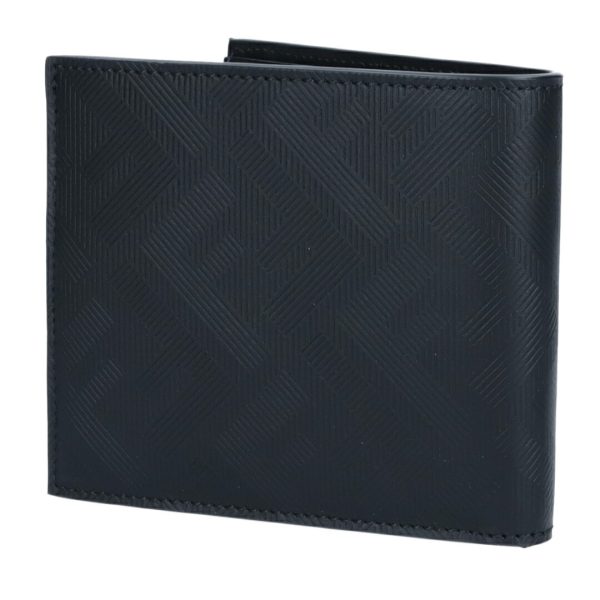 73408 2 FENDI Folding Wallet Bifold Wallet No Coin Purse 7M0169 Black