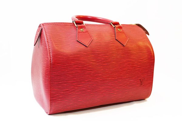 7348 1 Louis Vuitton Epi Speedy Bag Red