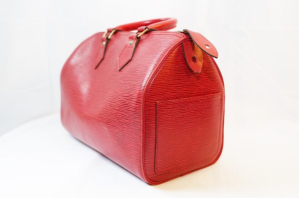 7348 2 Louis Vuitton Epi Speedy Bag Red