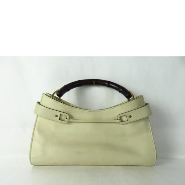 73515 2 Gucci Bamboo Leather Hand Bag