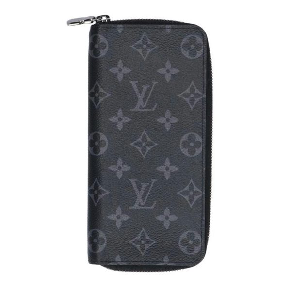 73520 1 Louis Vuitton Zippy Wallet Vertical Monogram Eclipse Wallet