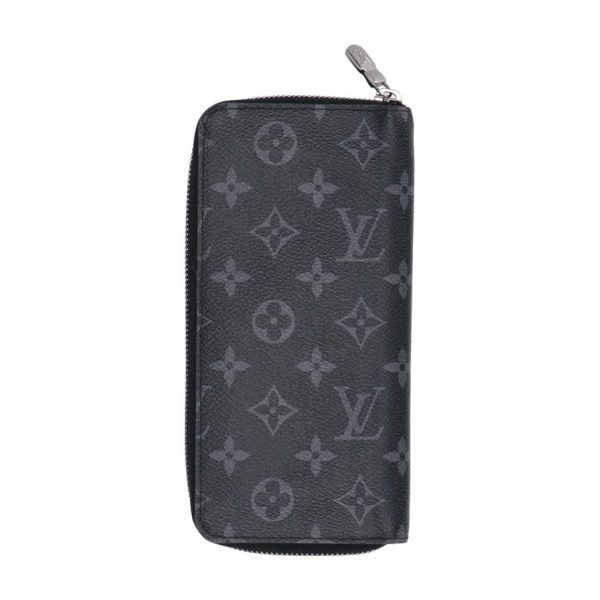 73520 2 Louis Vuitton Zippy Wallet Vertical Monogram Eclipse Wallet