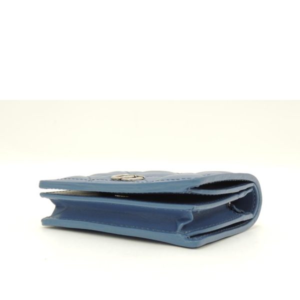 73583 3 Gucci GG Marmont Card Case Wallet Blue