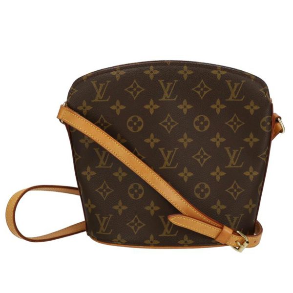 73605 1 Louis Vuitton Drouot Shoulder Bag Monogram Brown