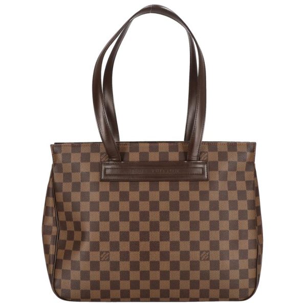 73612 2 Louis Vuitton Parioli PM Damier Ebene Tote Bag Brown