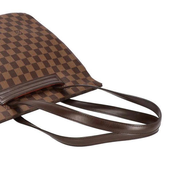 73612 4 Louis Vuitton Parioli PM Damier Ebene Tote Bag Brown