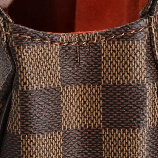 73612 7 Louis Vuitton Parioli PM Damier Ebene Tote Bag Brown