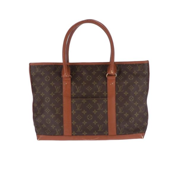 73615 2 Louis Vuitton Weekend PM Monogram Bag Brown