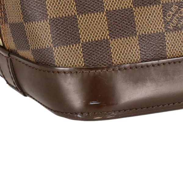 73660 7 Louis Vuitton Alma Damier Ebene Handbag Brown