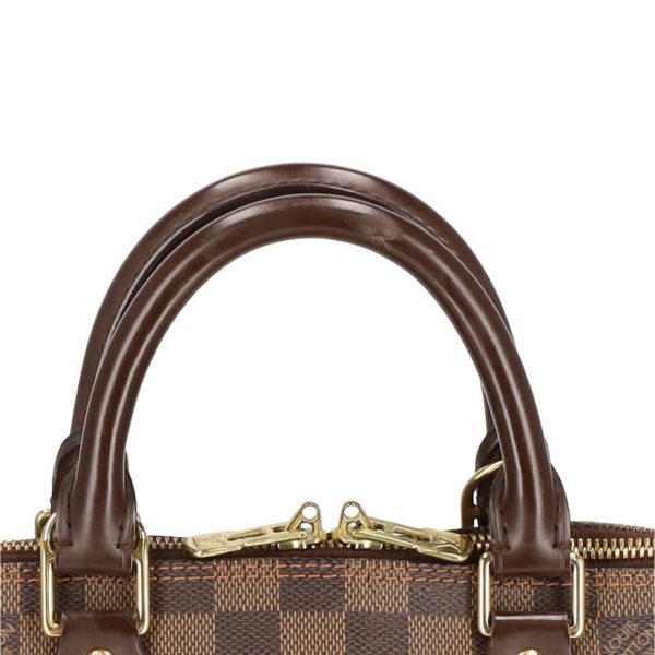 73660 8 Louis Vuitton Alma Damier Ebene Handbag Brown