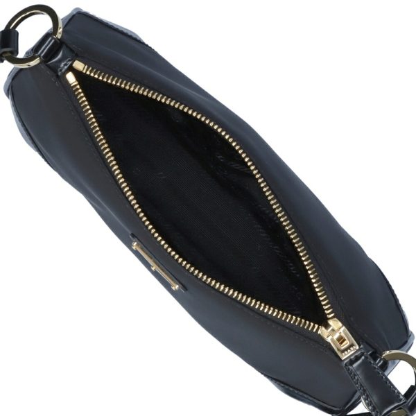 73661 3 PRADA shoulder bag TESSUTO SPAZZOL NERO Black