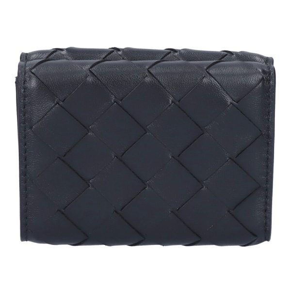 73665 2 BOTTEGA VENETA Fold Wallet Trifold Wallet Intrecciato