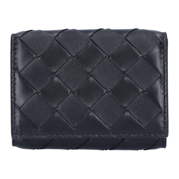 73665 5 BOTTEGA VENETA Fold Wallet Trifold Wallet Intrecciato