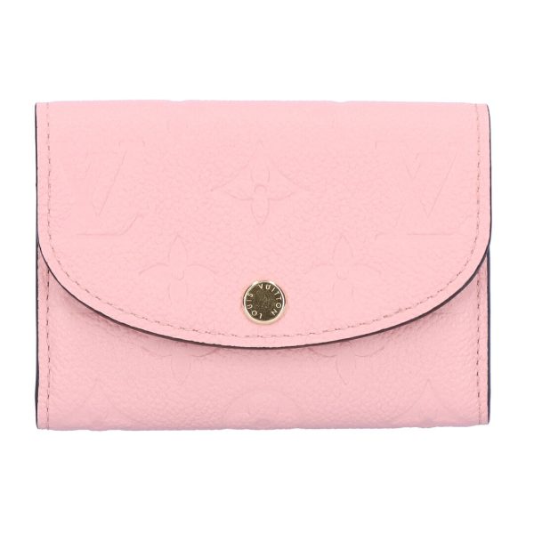 73678 5 LOUIS VUITTON Fold Wallet Compact Wallet Portomone Rosali Pink