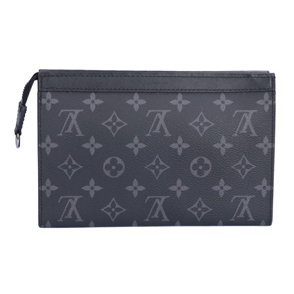 73685 2 LOUIS VUITTON 2WAY Bag Gaston Wearable Wallet Black