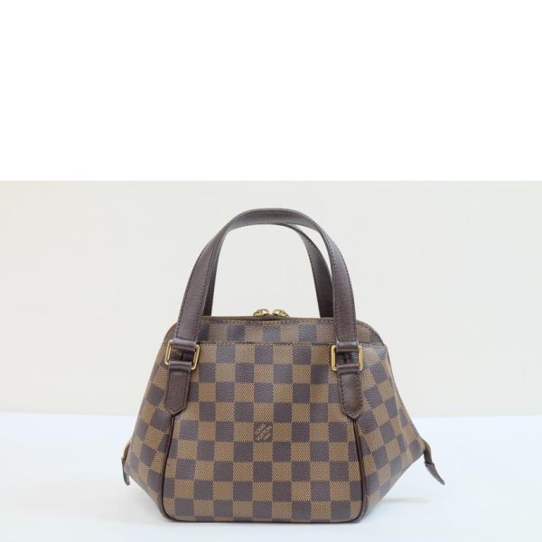 73704 2 Louis Vuitton Belem PM Damier Ebene Shoulder Bag Brown