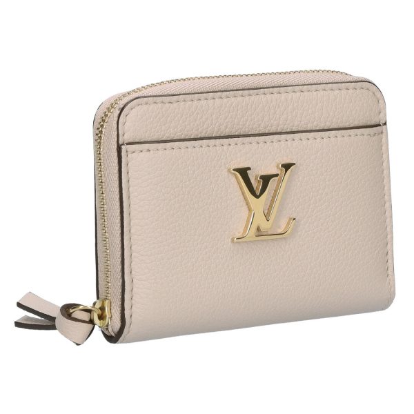 73717 1 LOUIS VUITTON Coin Case Compact Wallet Zippy Coin Purse Beige