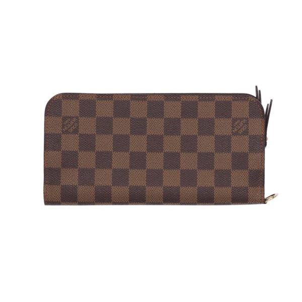 73721 2 Louis Vuitton Portefeuil Insolite Wallet Damier Ebene Brown